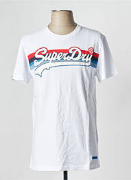 T-shirt blanc SUPERDRY homme