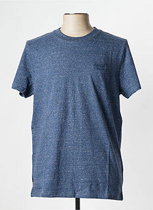 T-shirt bleu SUPERDRY homme