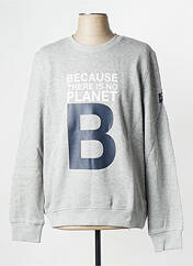 Sweat-shirt gris ECOALF pour homme seconde vue