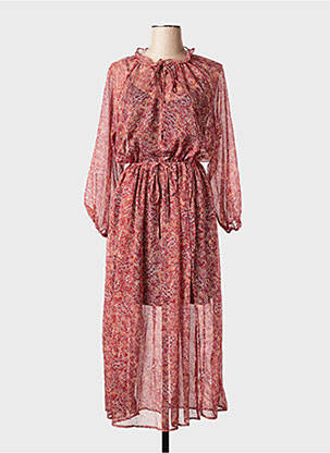 Robe longue rouge GRACE & MILA femme