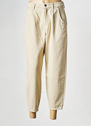 Jean coupe mom beige ONLY femme
