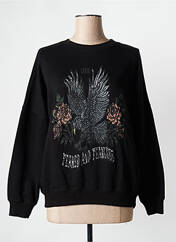 Sweat-shirt noir ROSE GARDEN pour femme seconde vue