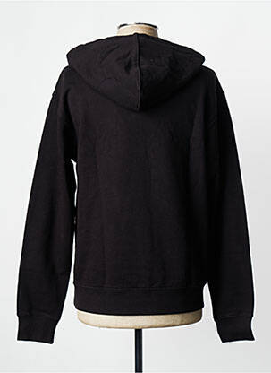 Sweat-shirt à capuche noir ROSE GARDEN femme