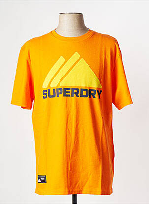 T-shirt orange SUPERDRY homme