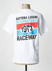 T-shirt blanc DAYTONA pour homme seconde vue