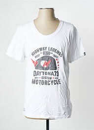 T-shirt blanc DAYTONA homme