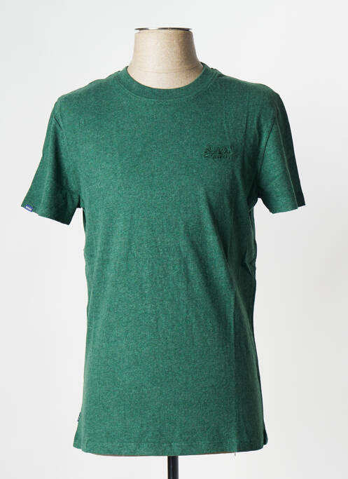T-shirt vert SUPERDRY pour homme