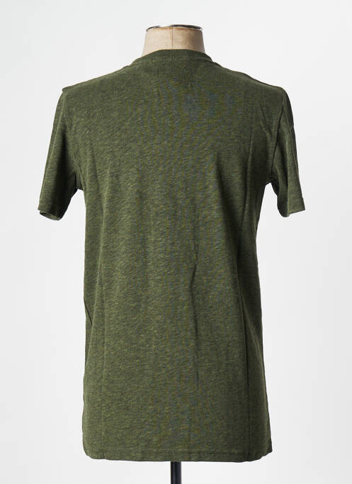 T-shirt kaki SUPERDRY pour homme