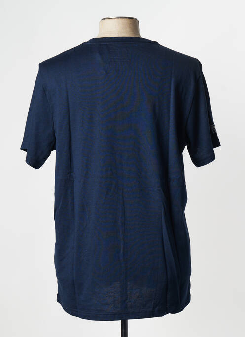 T-shirt bleu SUPERDRY pour homme