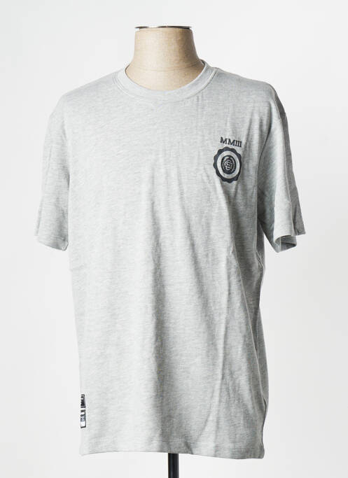 T-shirt gris SUPERDRY pour homme