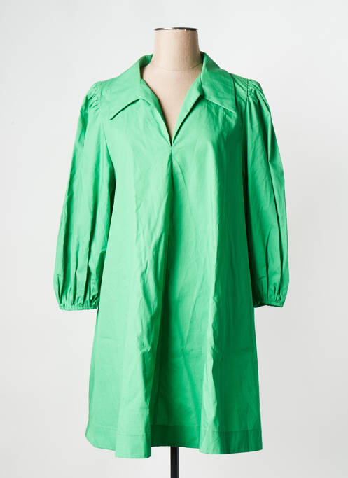 Robe mi-longue vert GRACE & MILA pour femme