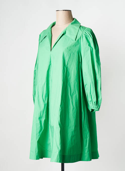 Robe mi-longue vert GRACE & MILA pour femme