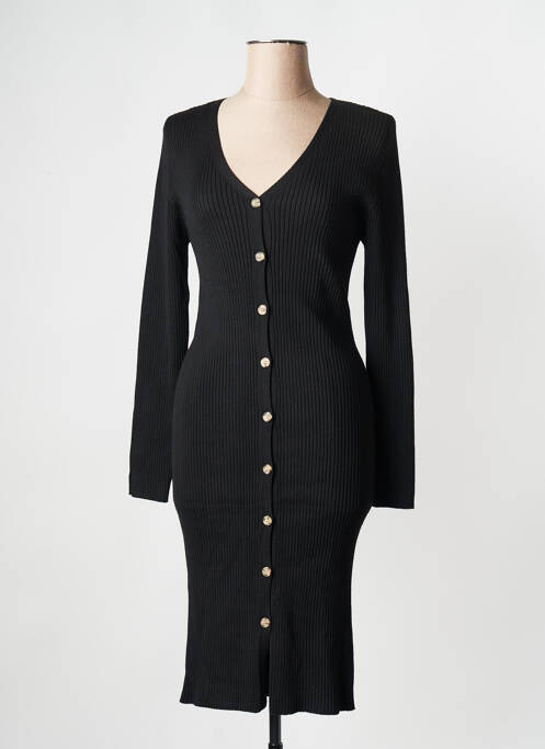 Gilet manches longues noir GRACE & MILA pour femme