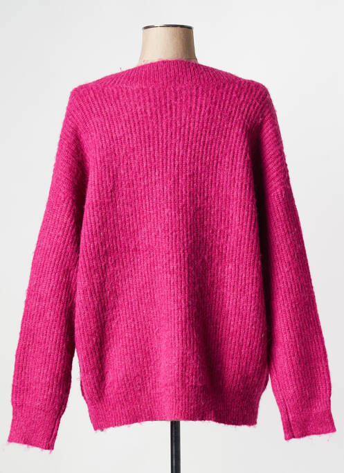 Gilet manches longues violet GRACE & MILA pour femme