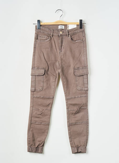 Pantalon cargo gris ONLY pour femme