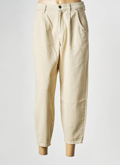 Jean coupe Mom beige ONLY pour femme