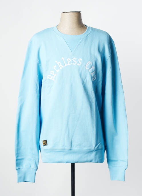 Sweat-shirt bleu DAYTONA pour homme