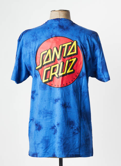 T-shirt bleu SANTA CRUZ pour homme
