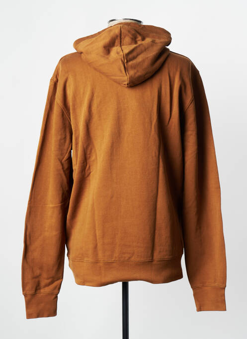 Sweat-shirt à capuche marron DAYTONA pour homme