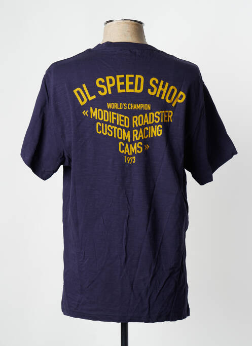 T-shirt bleu marine DAYTONA pour homme