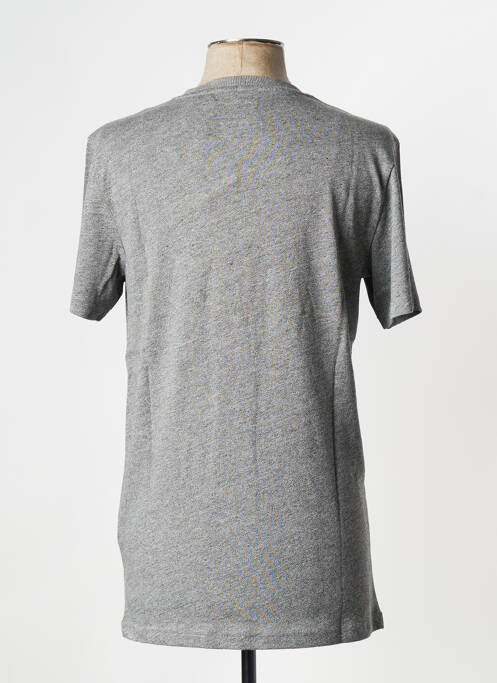 T-shirt gris SUPERDRY pour homme