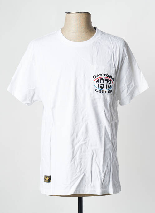 T-shirt blanc DAYTONA pour homme