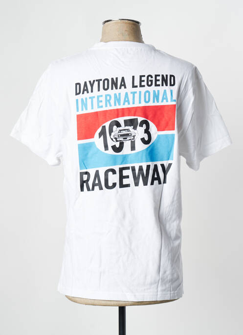 T-shirt blanc DAYTONA pour homme