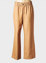 Jeans coupe large beige MINIMUM pour femme seconde vue