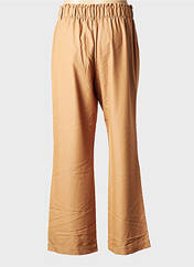 Jeans coupe large beige MINIMUM pour femme seconde vue