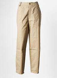 Pantalon droit beige MINIMUM femme