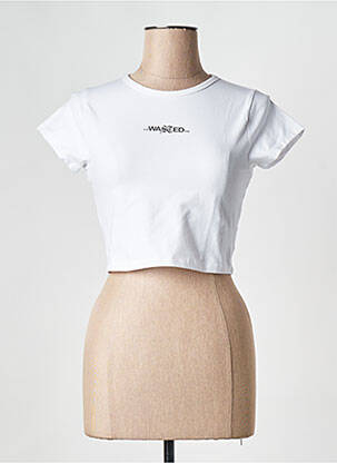 T-shirt blanc WASTED PARIS femme