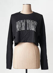 T-shirt noir NOISY MAY pour femme seconde vue