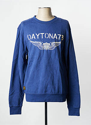 Sweat-shirt bleu marine DAYTONA homme