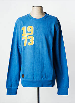 Sweat-shirt bleu DAYTONA pour homme