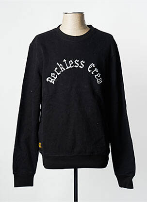 Sweat-shirt noir DAYTONA homme