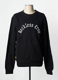 Sweat-shirt noir DAYTONA homme