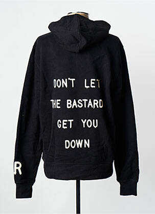 Sweat-shirt à capuche noir IRON AND RESIN homme