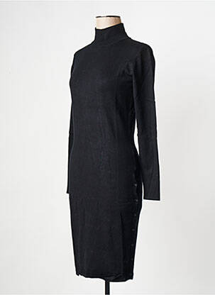 Robe mi-longue noir WASTED PARIS femme