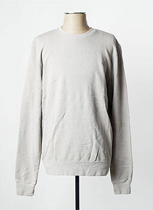 Sweat-shirt gris clair DAYTONA homme