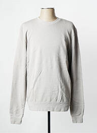 Sweat-shirt gris clair DAYTONA homme