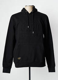 Sweat-shirt à capuche noir DAYTONA homme