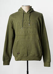 Sweat-shirt à capuche kaki DAYTONA pour homme seconde vue