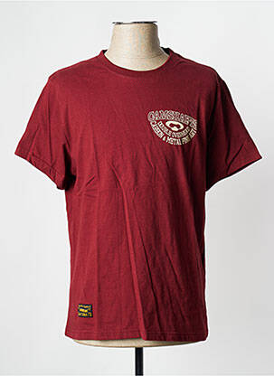 T-shirt bordeaux DAYTONA homme