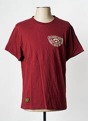 T-shirt bordeaux DAYTONA pour homme seconde vue