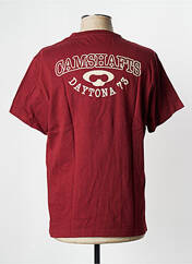 T-shirt bordeaux DAYTONA pour homme seconde vue