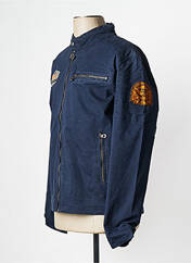 Blouson bleu marine DAYTONA pour homme seconde vue