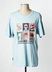 T-shirt bleu DAYTONA pour homme seconde vue