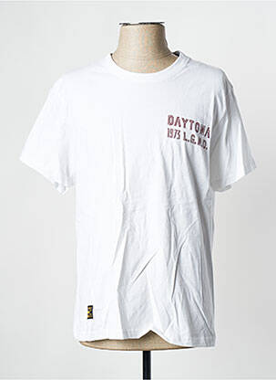 T-shirt blanc DAYTONA pour homme