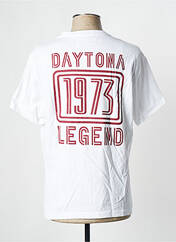 T-shirt blanc DAYTONA pour homme seconde vue