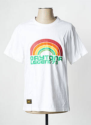 T-shirt blanc DAYTONA homme